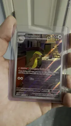 Pokemon TCG Mega Evolution Gumshoos Illustration Rare Full Art Card 153/132 - Image 2