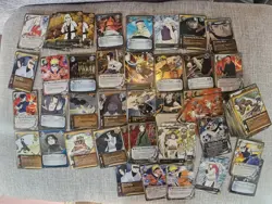 Lot Of 110+ DAMAGED Naruto CCG 1st Edition TCG Card Game Sasuke Vintage Foil/C - Image 1