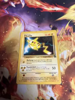 Pokemon TCG Pikachu First Movie Promo 1999 Card Black Star Promo - Image 1