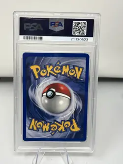 PSA 9 MINT - Gold W Stamp Brock's Vulpix (Magazine Promo) WoTC Pokemon Card - Image 2