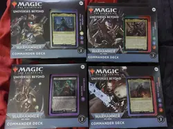 Wizards of the Coast Magic The Gathering Warhammer 40K Commander Deck- 100 Cards - Image 1