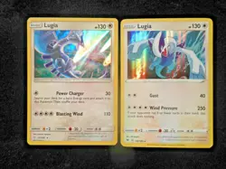Lugia Holo 131/181 Team Up & Vivid Voltage Holo 132/185 Rare Pokemon Card Lot NM - Image 1