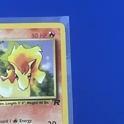 1st Edition Ponyta 64/82 - Team Rocket - Pokemon Card - LP - Image 3