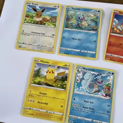 Pokemon TCG Pokemon Wartortle Pikachu Squirtle Card bundle (5 cards) Near Mint - Image 2