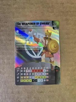 DC Heroclix THE WEAPONER OF QWARD #L025 LEGACY CARD Lantern Legacy *FREE SHIP!* - Image 1