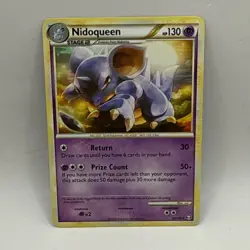 Nidoqueen 28/102 Non Holo Rare HGSS Triumphant Pokemon Card LP Tcg Card - Image 1