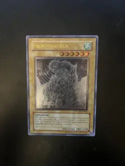 Yu-Gi-Oh Frostosaurus STON-EN002 Ultimate Rare Card Preowned W/ Sleeve - Image 2