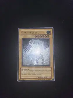 Yu-Gi-Oh Frostosaurus STON-EN002 Ultimate Rare Card Preowned W/ Sleeve - Image 3