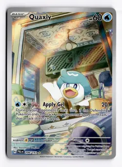 Quaxly 206/193 Illustration Rare Holo - Paldea Evolved Pokemon Card - NM/M - Image 1