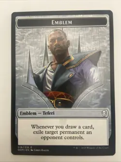 Emblem - Teferi, Hero of Dominaria - Dominaria - NM - Image 1