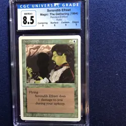 MTG Revised Serendib Efreet CGC 8.5 NM/Mint+ (with three 9 sub grades) 1994 - Image 1