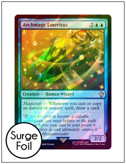 1x Archmage Emeritus, Surge Foil, Final Fantasy, Magic MTG NM - Image 1