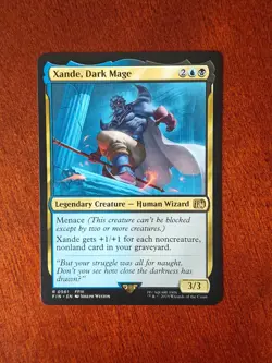 1x Xande, Dark Mage, Final Fantasy, Magic MTG NM - Image 1