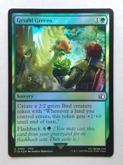 Gysahl Greens 0190 Foil Final Fantasy Magic The Gathering - Image 1