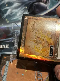 MTG | Swiftfoot Boots Serialised 478/500 [BRO] ✨FOIL✨LP 💸Auction 💸 - Image 3