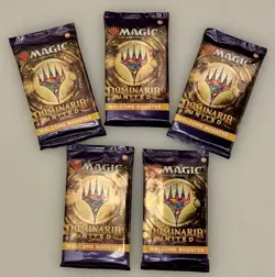 5 New Sealed MTG Magic TheGathering Welcome Booster Dominaria United Packs - Image 1