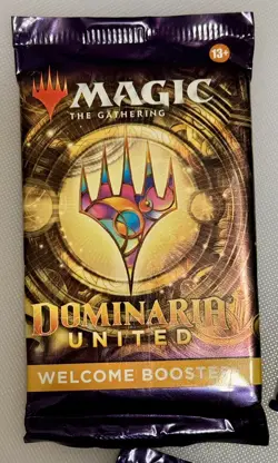5 New Sealed MTG Magic TheGathering Welcome Booster Dominaria United Packs - Image 2