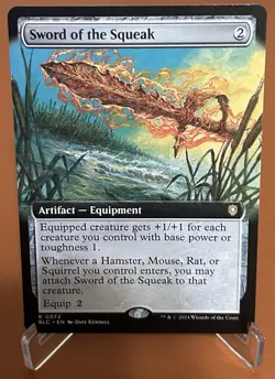 Sword of the Squeak (Extended Art) Commander: Bloomburrow Regular - Image 1