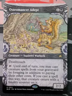 Osteomancer Adept (Showcase) Bloomburrow Regular - NM #312 MTG BLB - Image 1