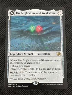 The Mightstone and Weakstone #238 The Brothers' War NM MTG - Image 1