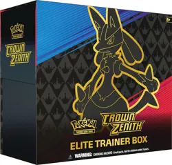 Pokemon TCG Sword & Shield Crown Zenith ETB Elite Trainer Box Factory Sealed - Image 1
