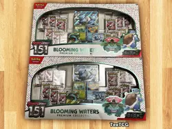 Pokemon TCG Scarlet Violet 151 Blooming Waters Premium Collection Box 2x NEW - Image 1