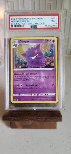 Gengar SWSH052 Pokemon: Sword & Shield Promo Mint PSA 9 - Image 1