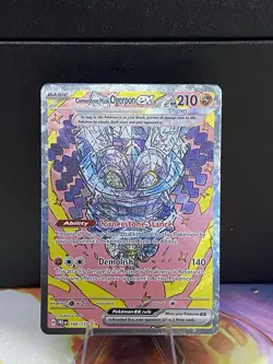 Pokemon Prismatic Evolutions - Cornerstone Mask Ogerpon EX - SIR - 160/131 NM/M - Image 1