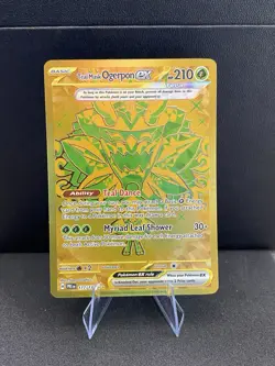 Pokemon TCG Sv: Prismatic Evolutions Teal Mask Ogerpon EX Gold 177/131 - Image 1