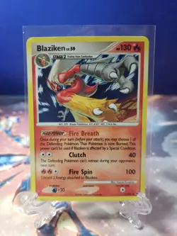 Blaziken 3/127 Holo Rare Platinum Pokemon TCG LP - Image 1