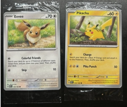 Pokemon Together Stamp Exclusive Sealed Promo Set! BOTH PIKACHU & EEVEE! - Image 1