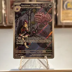 Team Rocket’s Weezing 199/182 Destined Rivals Illustration Rare Pokemon TCG - Image 1
