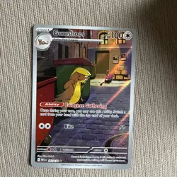 Gumshoos 153/132 Illustration Rare Pokemon Mega Evolution NM - Image 1