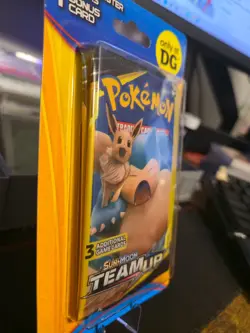 Pokemon Team Up Unbroken Sealed 2 Pack Mini Blister Dollar General Eevee Snorlax - Image 2