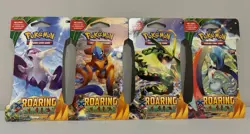 Pokemon XY Roaring Skies Sleeved Booster Pack - 4 Packs - Complete Art Set - Image 1