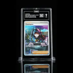 TAG 9.0 MINT Cassiopeia 2024 Pokemon Pokemon Scarlet & Violet #094 - Image 1