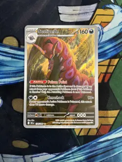 Scolipede 134/086 Illustration Rare - Pokemon TCG Black Bolt (Pack Fresh) NM+/M - Image 1