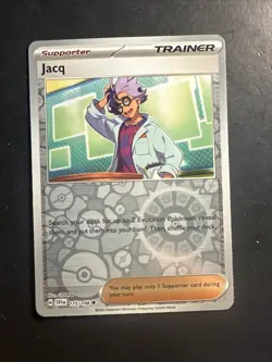 Trainer Supporter Jacq 175 /198 Pokemon Scarlet Violet Reverse Holo 2023 - Image 1