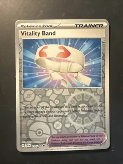 Trainer Tool Vitality Band 197/198 Pokemon Scarlet Violet Reverse Holo Foil 2023 - Image 1