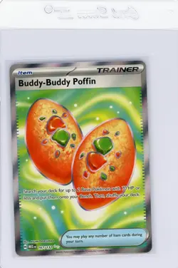 Buddy-Buddy Puffin 167/132 Mega Evolution Full Art Trainer Pokemon TCG NM - Image 1