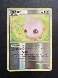 Igglybuff 44/123 Heartgold & Soulsilver Reverse Holo Pokemon TCG (P612) - Image 1