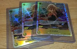 3x One Piece Card Game S-Snake OP08-112 SR Two Legends English - Image 1