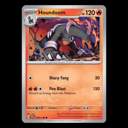Houndoom 034/198 - Scarlet Violet Base Set Pokemon Card - Image 1