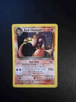 Pokemon Dark Charizard TCG 4/82 Holo Rare Card NM (near Mint) - Image 1