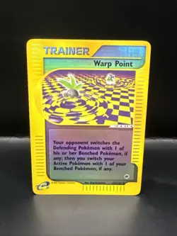 Pokemon TCG Card English Expedition Base Set Warp Point 152/165 Holo Reverse - Image 2