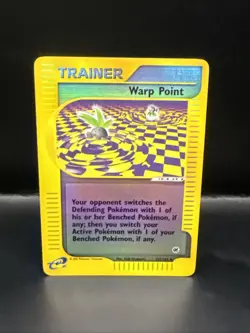 Pokemon TCG Card English Expedition Base Set Warp Point 152/165 Holo Reverse - Image 3