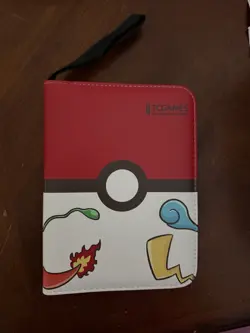 New TCGAMES Pokemon 440 Pocket Card Binder 4-Pocket Zipper Album 3-Ring 55 Pages - Image 3