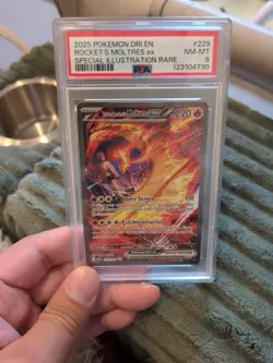 Pokemon TCG Team Rockets Moltres EX Destined Rivals Card 229/182 - Image 1