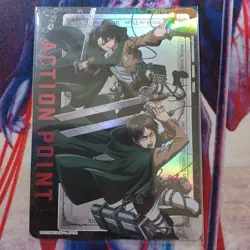 Union Arena Attack on Titan Action Point Levi Eren Individual Card - Image 1