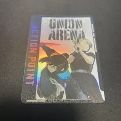UNION ARENA FMA Lan Fan Action Point AP Trading Card Used - Image 1